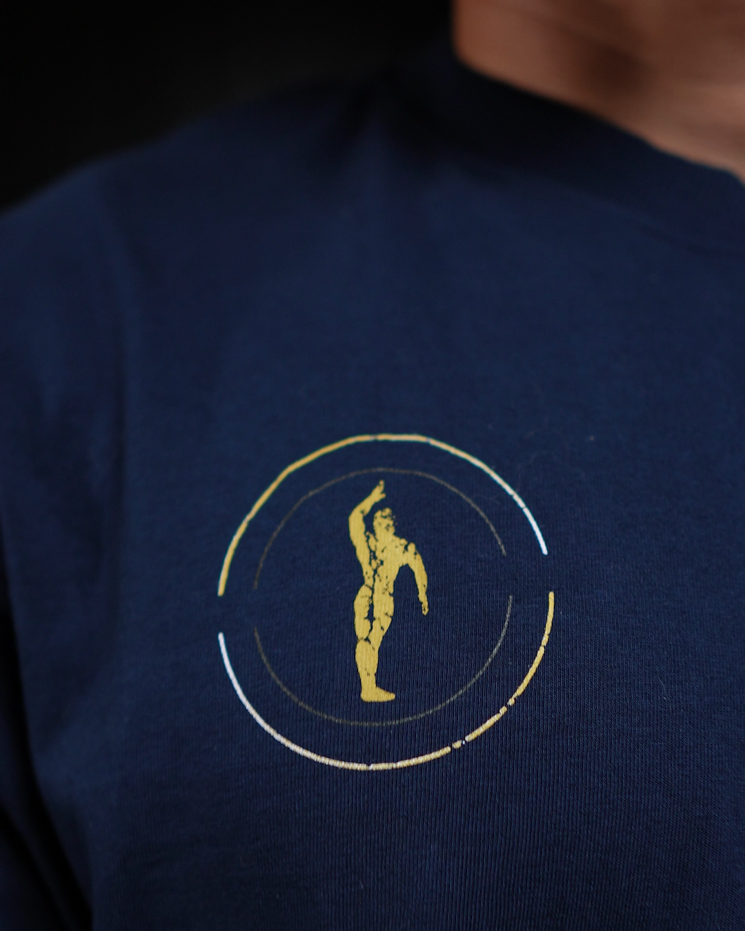 Camiseta Oversized Azul Marinho Felipi Fernandes