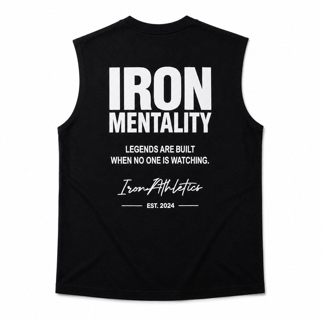 Regata Oversized Machão Iron Mentality Preta
