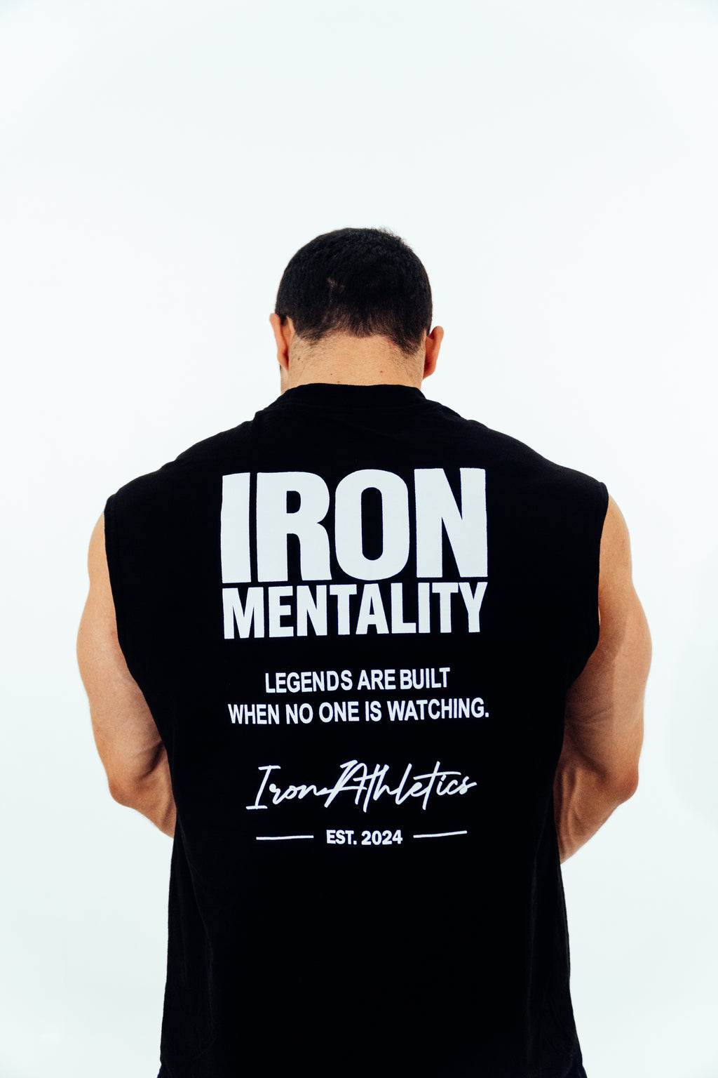 Regata Oversized Machão Iron Mentality Preta