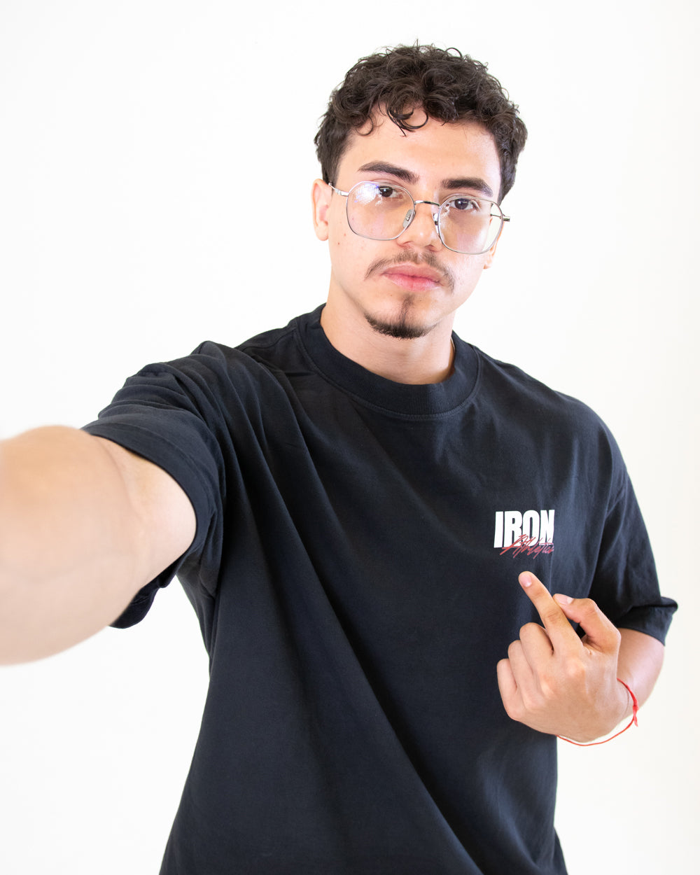 Camiseta Oversized Premium Preta Iron Athletics