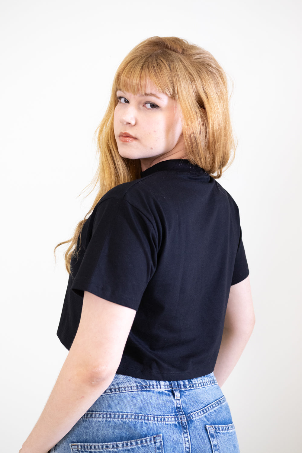 Cropped Iron Athletics Preto