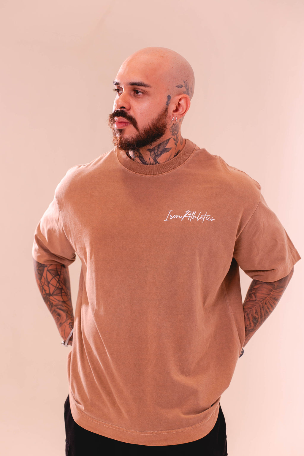 Camiseta Oversized Basic Marrom