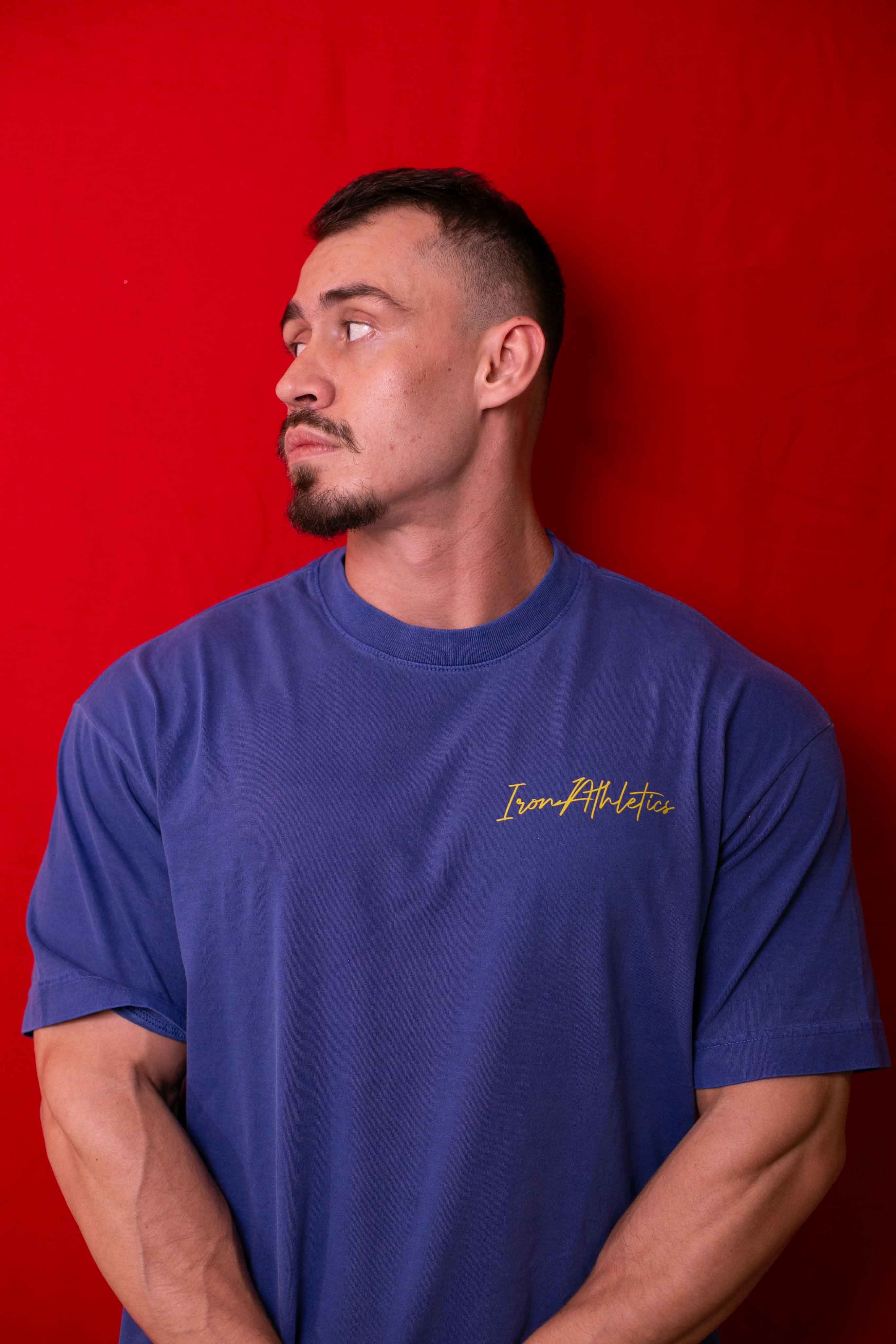 Camiseta Oversized Basic Azul