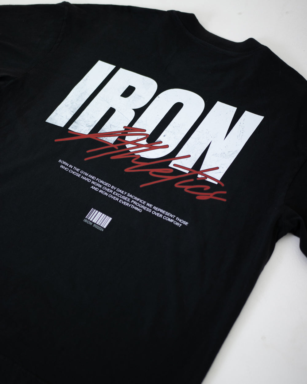 Camiseta Oversized Premium Preta Iron Athletics